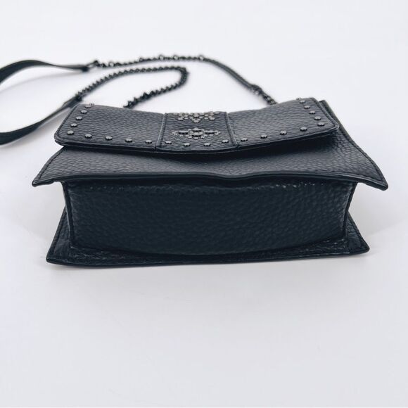 Rebecca Minkoff Stargazing Studded Crossbody Clutch Black Leather - Picture 5 of 10